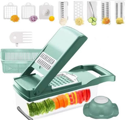 12 In 1 Manual Vegetable Chopper Kitchen Gadgets Food Chopper Onion Cutter Vegetable Slicer DeriveMALL