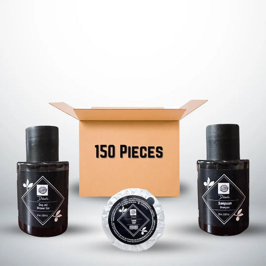 Dolesh Hotel Amenities by Roomsium - 150 Pieces | Premium Hotel, Spa, and Airbnb Essentials for Hosts Roomsium