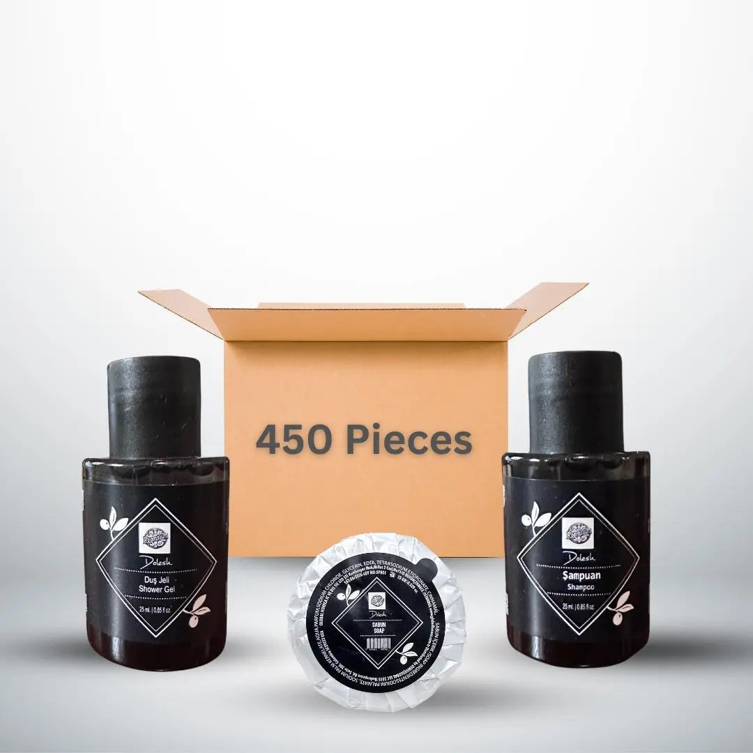 Dolesh Hotel Amenities by Roomsium - 450 Pieces | Premium Hotel, Spa, and Airbnb Essentials for Hosts (Copy) - DeriveMALL