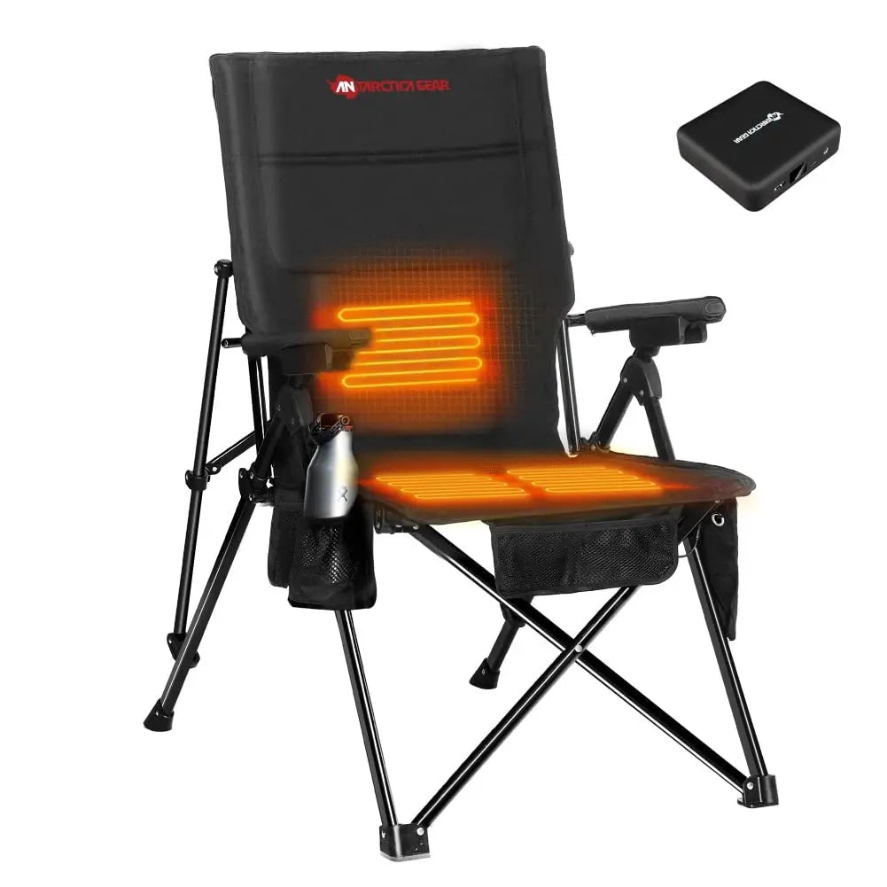 Heated Camping Chair with 12V Battery Pack | Portable and Comfortable BASEUS