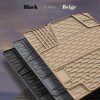 Image Symrna Universal Auto Car Mats 100% Natural Rubber DeriveMALL