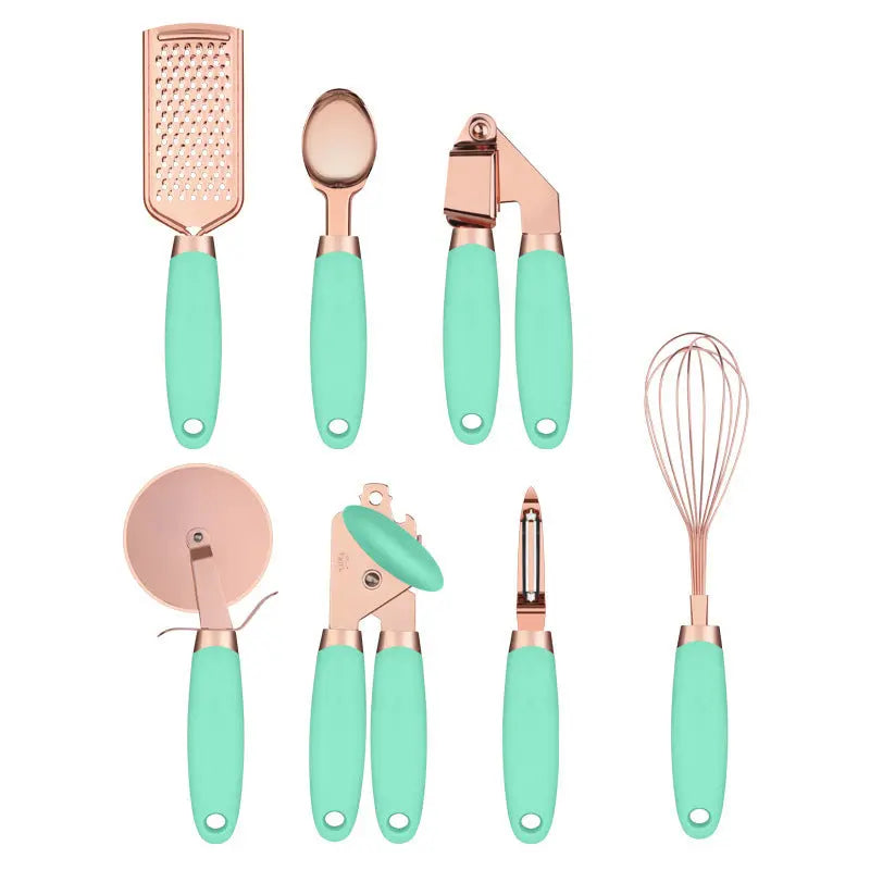 Kitchen Household Peeler Gadget Copper Plating Set DeriveMALL