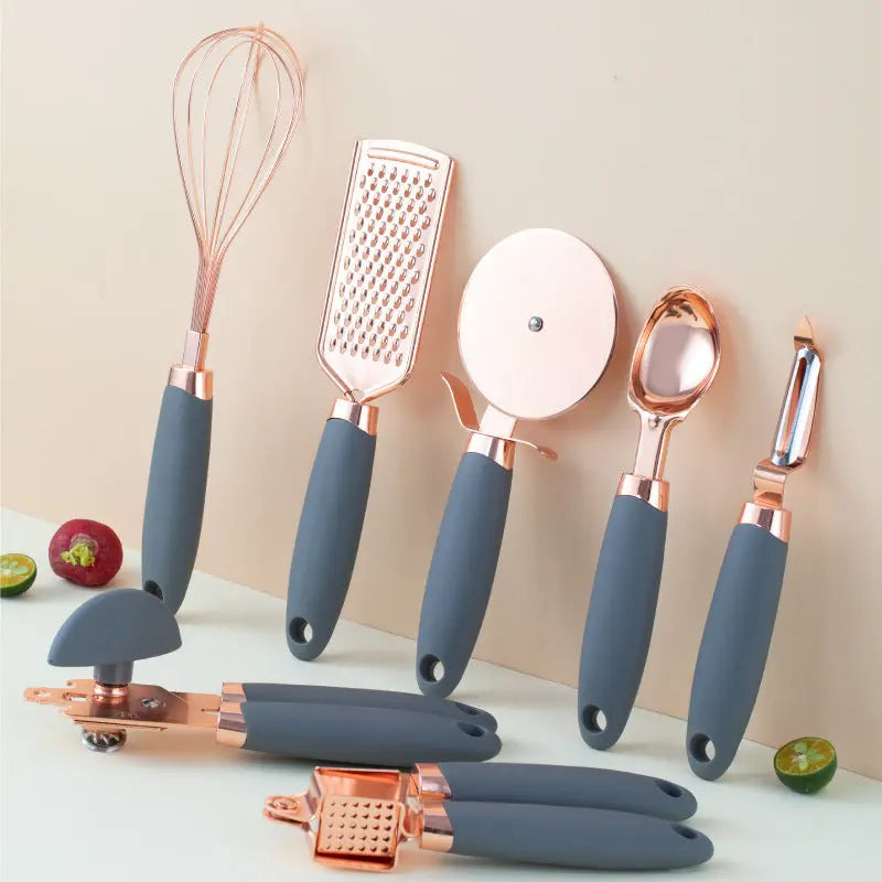 Kitchen Household Peeler Gadget Copper Plating Set DeriveMALL