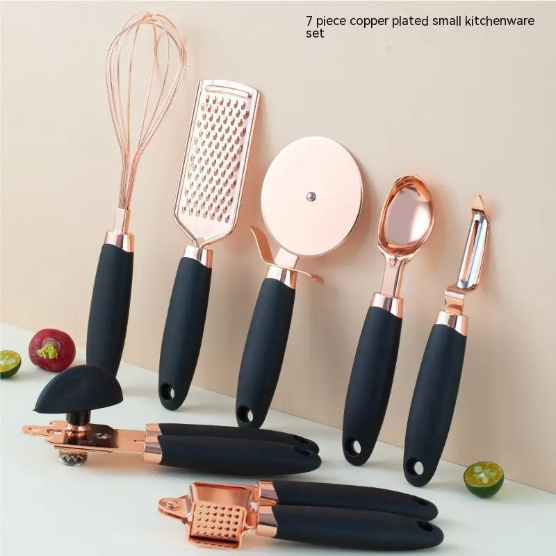 Kitchen Household Peeler Gadget Copper Plating Set DeriveMALL