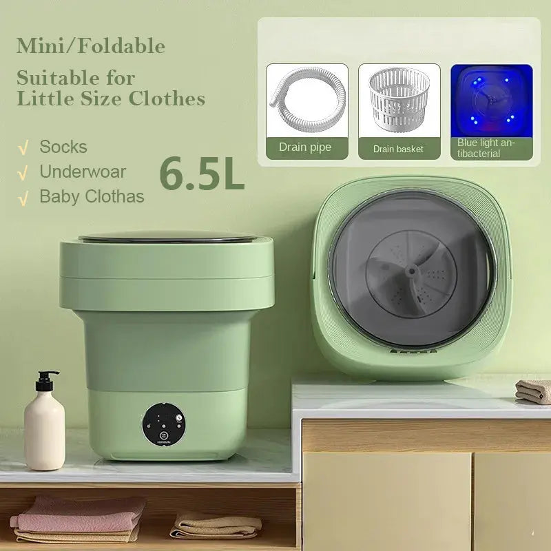 Mini Foldable Washing Machine | Portable & Compact | Big Capacity BASEUS