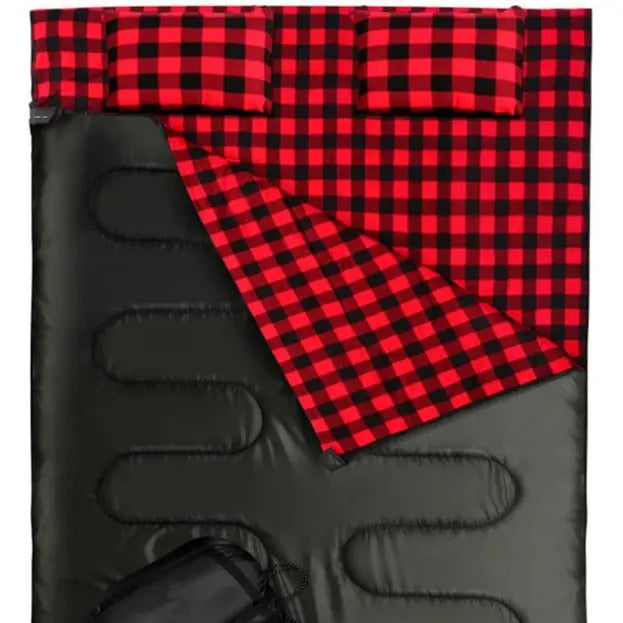 Outdoor Camping Camping Flannel Sleeping Bag Thickened DeriveMALL