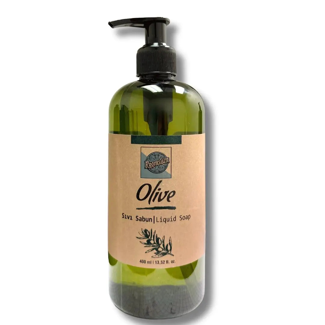 Roomsium Olive Essence Liquid Soap 13.52 Fl oz – Refillable Dispenser - Included Mountig Kit - Shower Gel (Copy) Roomsium