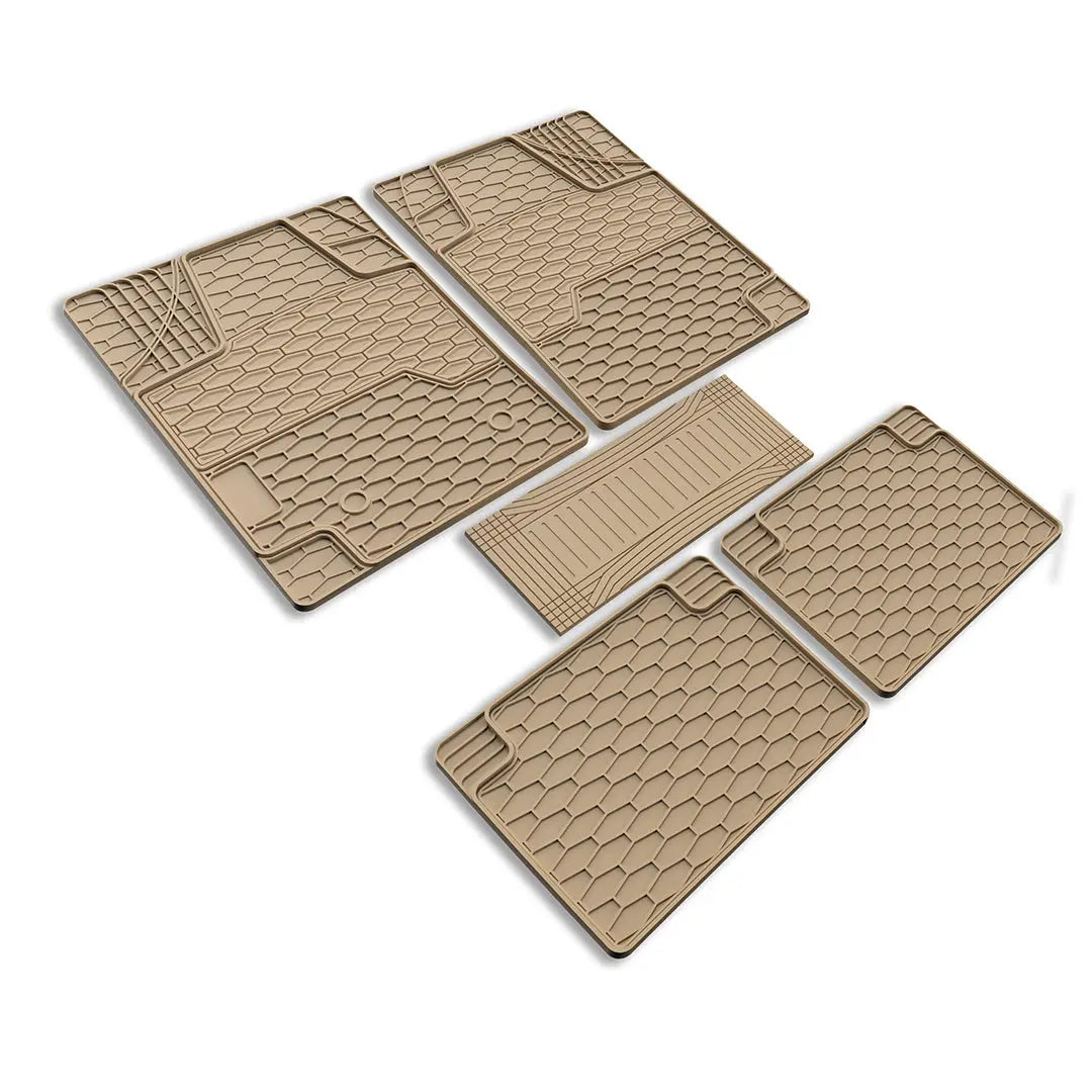 SYMRNA Universal Car Floor Mats %100 Natural Rubber DeriveMALL